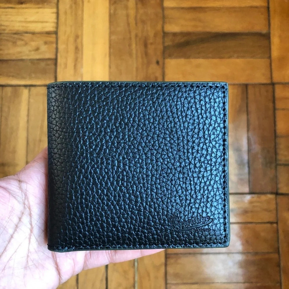 Leather wallet Black men - Picture 1 of 11